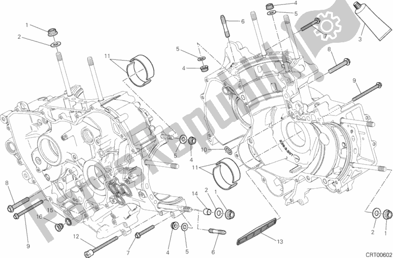 Wszystkie części do 10a - Para Pó? Korb Ducati Superbike 1199 Panigale ABS Brasil 2015